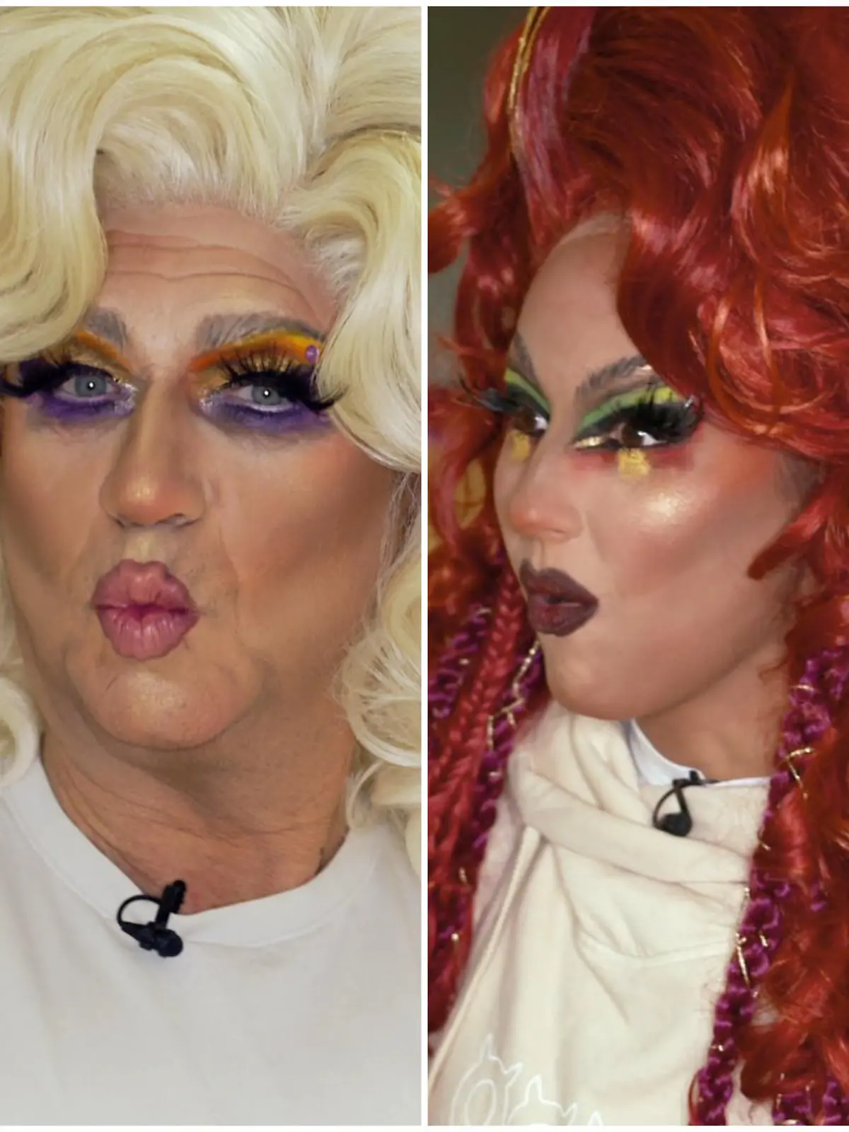 Bild zu: "Die "Viva la Diva"-Promis sehen Drag-Make -Up zum ersten Mal"