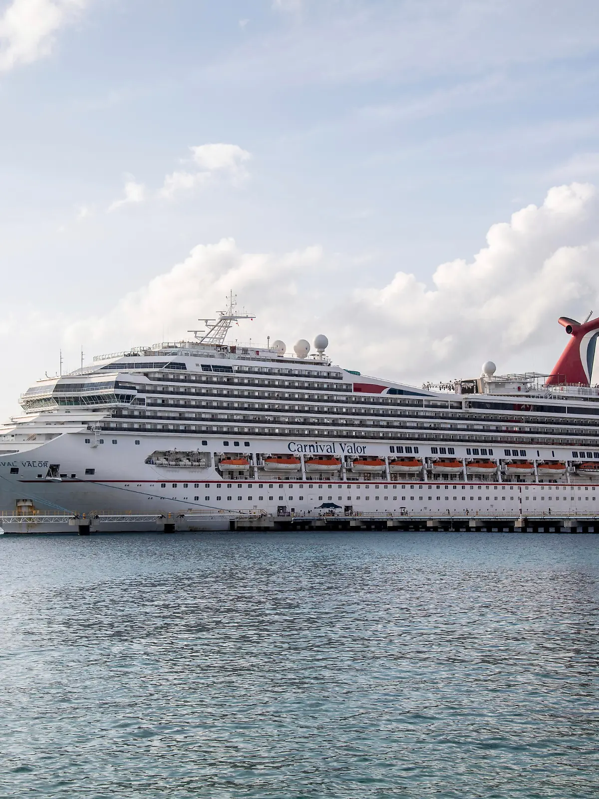 Carnival Valor seen during day four of the ShipRocked cruise on Tuesday, Feb. 4, 2020. (Photo by Amy Harris/Invision/AP)