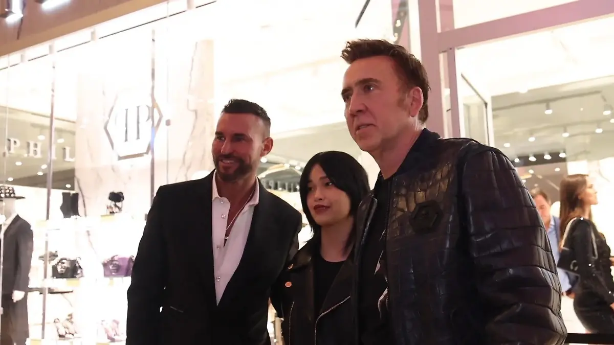 Philipp Plein erhält Unterstützung von Nicolas Cage Hollywood-Elite zur Boutique-Eröffnung