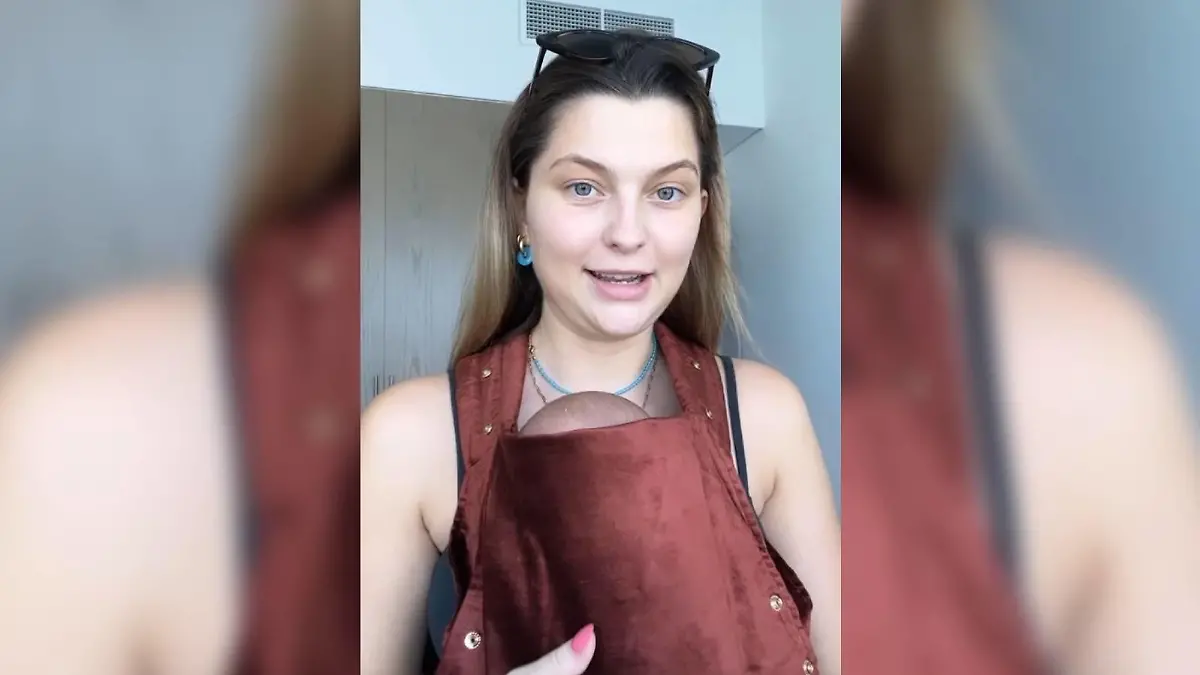 Fata Hasanovic und Söhnchen Malik gewöhnen sich immer mehr aneinander.
