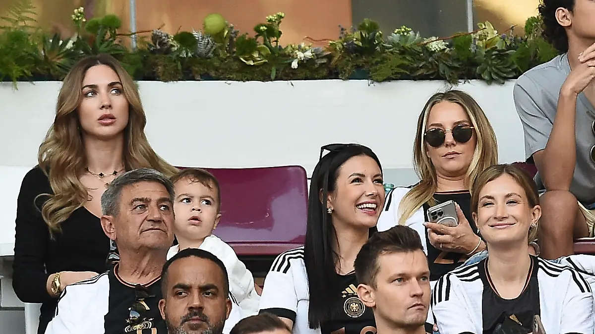 Germany national team players' women during the FIFA Qatar 2022 World Cup Group E football match between Germany and Japan at the Khalifa International Stadium in Doha, Qatar, on November 23, 2022. Japan won 2-1.
