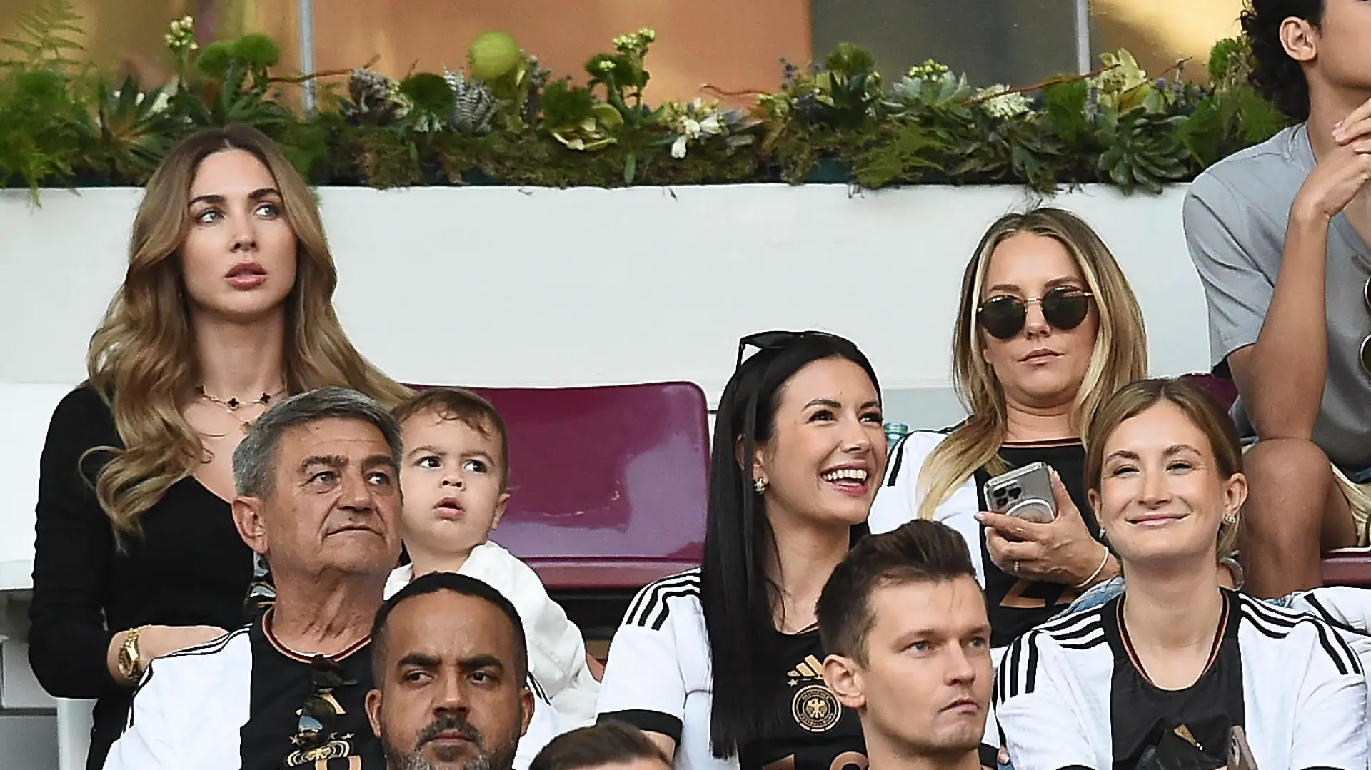 Germany national team players' women during the FIFA Qatar 2022 World Cup Group E football match between Germany and Japan at the Khalifa International Stadium in Doha, Qatar, on November 23, 2022. Japan won 2-1.