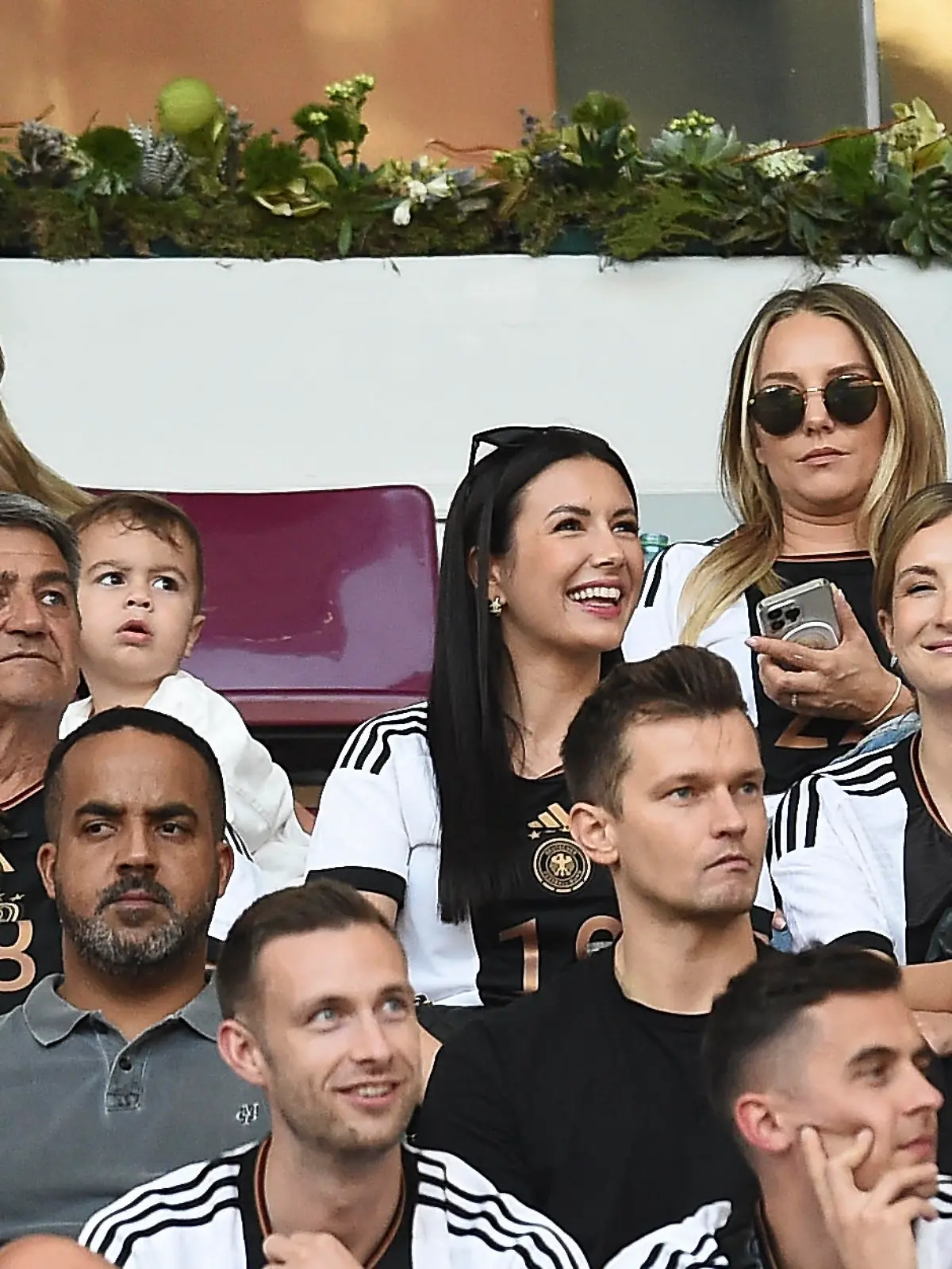 Germany national team players' women during the FIFA Qatar 2022 World Cup Group E football match between Germany and Japan at the Khalifa International Stadium in Doha, Qatar, on November 23, 2022. Japan won 2-1.