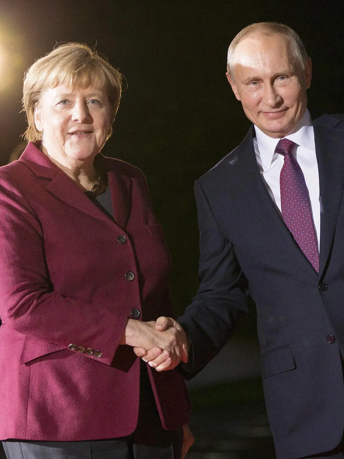October 19, 2016 - Berlin, Germany - German Chancellor Angela Merkel and Russian President Vladimir Putin pose for the photographers upon his arrival at the Chancellery in Berlin, Germany on October 19, 2016. German Chancellor Angela Merkel is meeting in the Normandy format with French President Francois Hollande, Russian President Vladimir Putin and Ukrainian President Petro Poroshenko to discuss security in Ukraine and in Syria. Berlin Germany PUBLICATIONxINxGERxSUIxAUTxONLY - ZUMAn230 20161019_zaa_n230_082

October 19 2016 Berlin Germany German Chancellor Angela Merkel and Russian President Vladimir Putin Pose for The Photographers UPON His Arrival AT The Chancellery in Berlin Germany ON October 19 2016 German Chancellor Angela Merkel IS Meeting in The Normandy Format With French President François Hollande Russian President Vladimir Putin and Ukrainian President Petro Poroshenko to discuss Security in Ukraine and in Syria Berlin Germany PUBLICATIONxINxGERxSUIxAUTxONLY  20161019_zaa_n230_082  