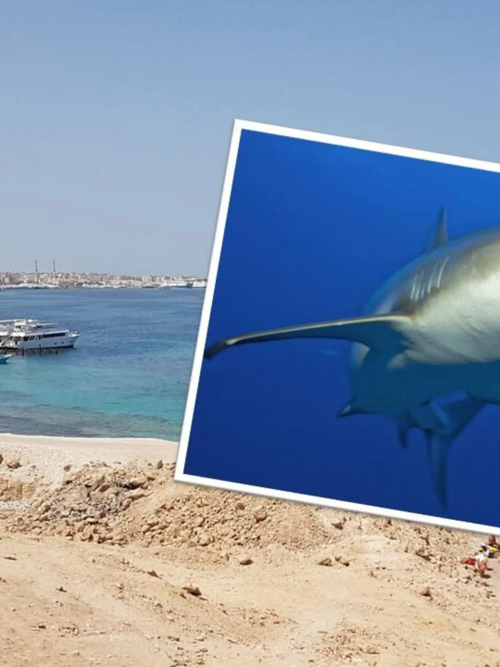 Ein Strand in Hurghada (Ägypten).
