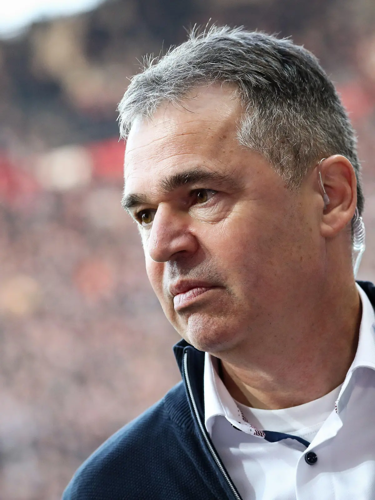 ARCHIV - 29.03.2019, Hamburg: Fußball: 2. Bundesliga, 27. Spieltag, FC St. Pauli - MSV Duisburg im Millerntor Stadion. St. Paulis Ex-Sportdirektor Andreas Rettig gibt vor dem Spiel ein Interview. Rettig kritisiert die Geldverteilung im Fußball. (zu dpa: «Rettig: «Champions-League-Gelder schleichendes Gift»») Foto: Christian Charisius/dpa +++ dpa-Bildfunk +++