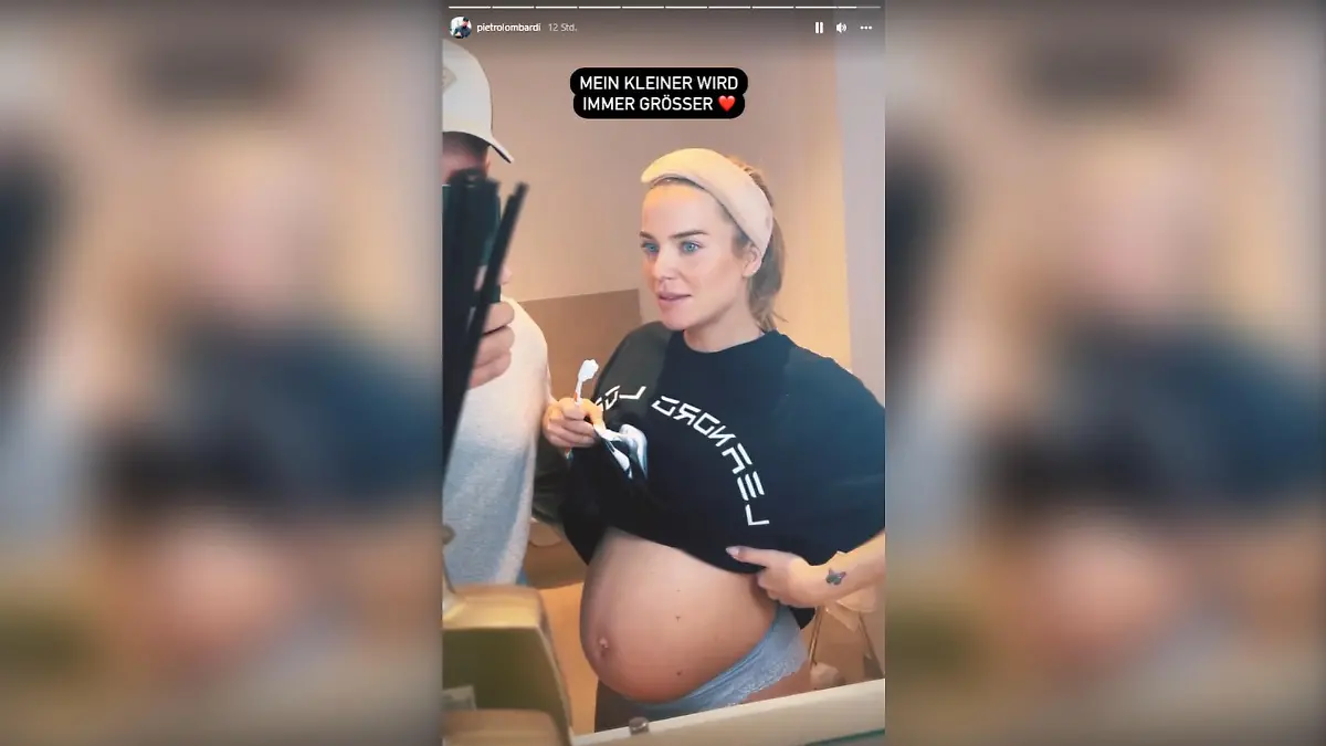 Pietro Lombardi ist mächtig stolz: Laura Maria Rypas Babybauch wächst und wächst.