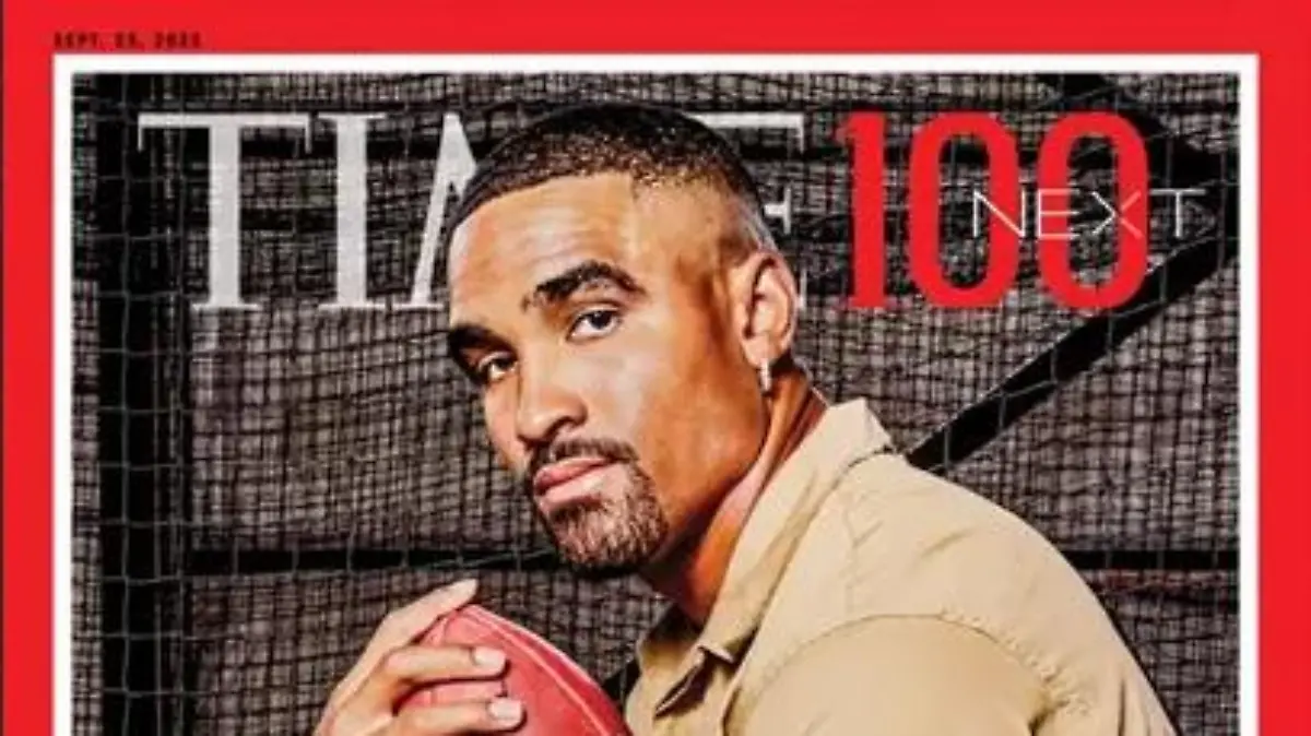 Jalen Hurts (25) auf dem Cover des renommierten Time-Magazins