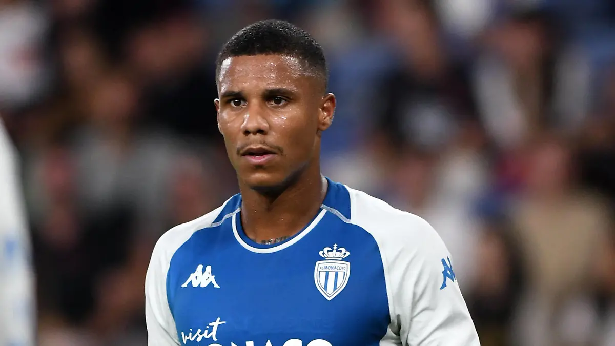 ISMAIL JAKOBS, 2023-24, amichevole, friendly match, GENOA-MONACO 1-0, azione, action single shot 2023-24 amichevole GENOA-MONACO 1-0