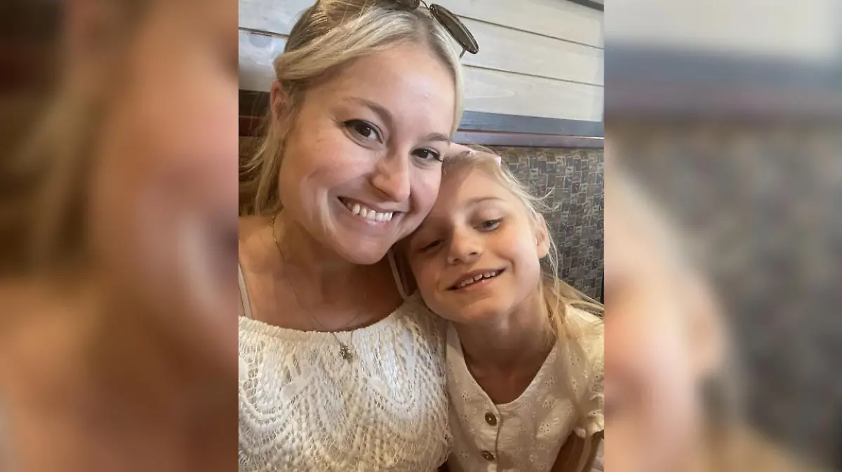 Mama Jacquelyn Stockdale mit ihrer Isla.