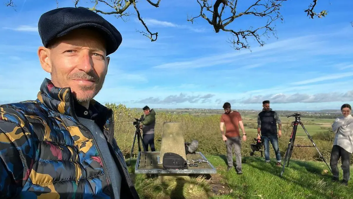 Jonnie Irwin macht Selfie