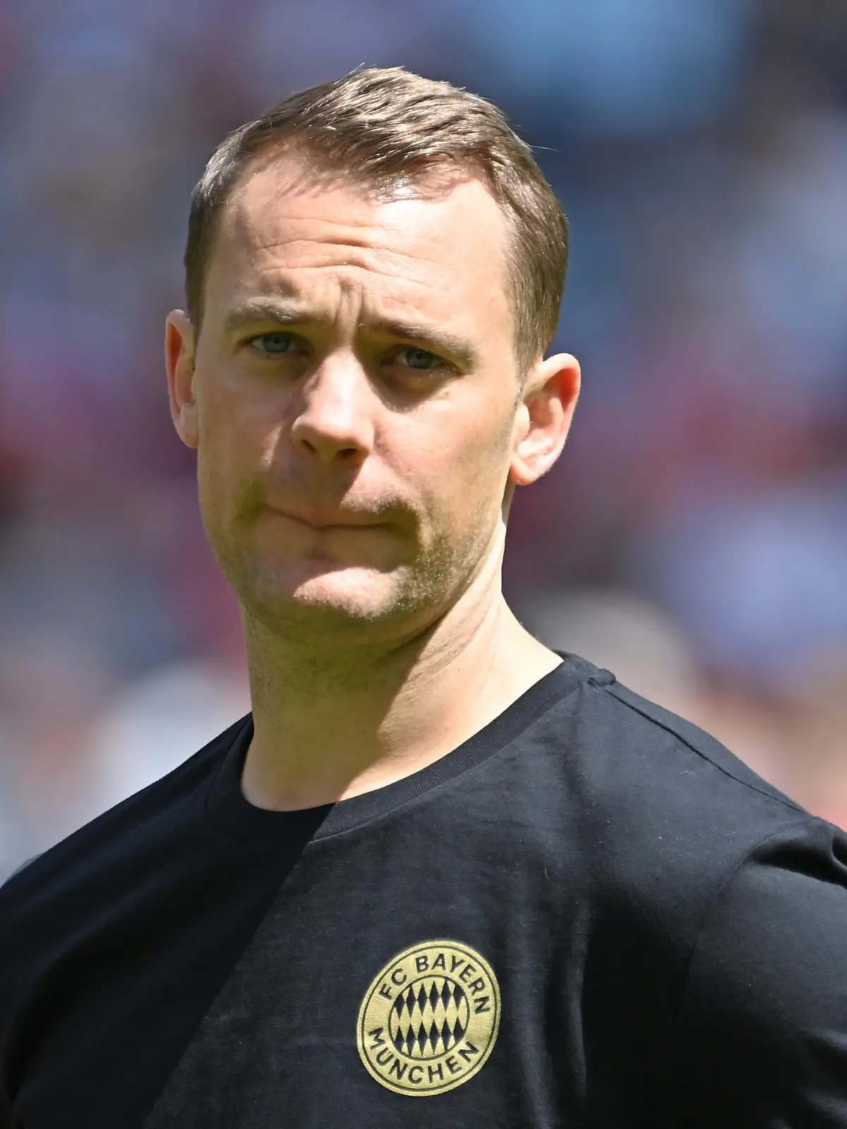 Manuel NEUER (Torwart Bayern Muenchen), Aktion,Einzelbild,angeschnittenes Einzelmotiv,Portraet,Portrait,Portr?t. Legendenspiel FC Bayern Muenchen Legenden - Borussia Dortmund Legenden, Teampraesentation FC Bayern Muenchen Saison 2023/2024 am 23.07.2023 in der A L L I A N Z A R E N A, Fussball 1. Bundesliga ?