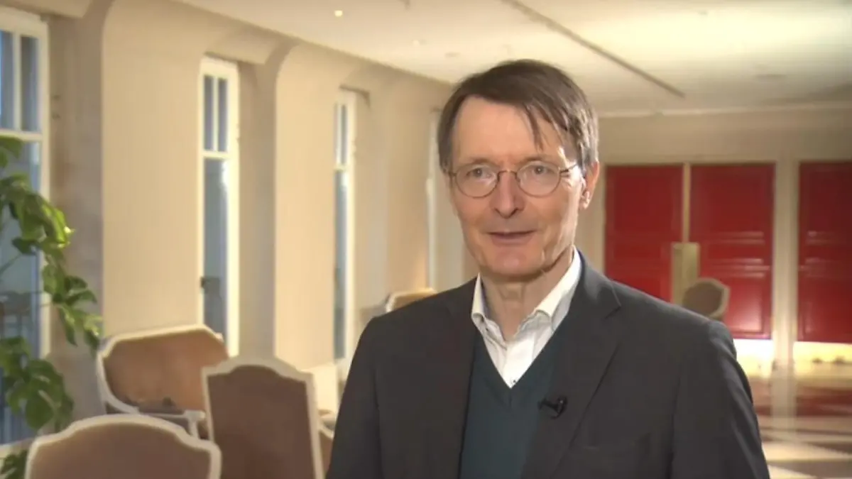 "Merkel griff die Buletten ab, konnte es nicht verhindern" Gesundheitsminister Lauterbach: