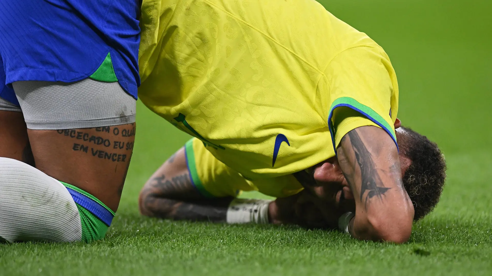  Qatar Soccer World Cup Brazil - Serbia 8324158 24.11.2022 Brazil s Neymar reacts during the Qatar 2022 World Cup Group G soccer match between Brazil and Serbia at the Lusail Stadium in Lusail, Qatar. Grigory Sysoev / Sputnik Lusail Qatar PUBLICATIONxINxGERxSUIxAUTxONLY Copyright: xGrigoryxSysoevx