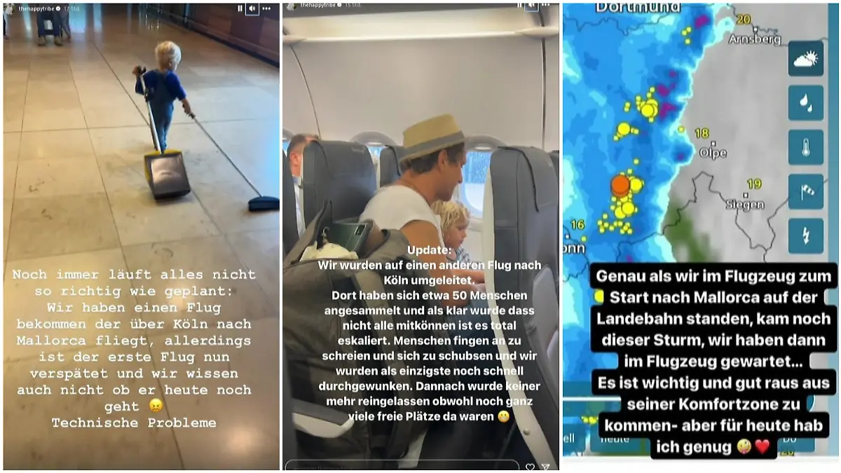 Screenshots aus Janni Kusmagks Instagram-Story