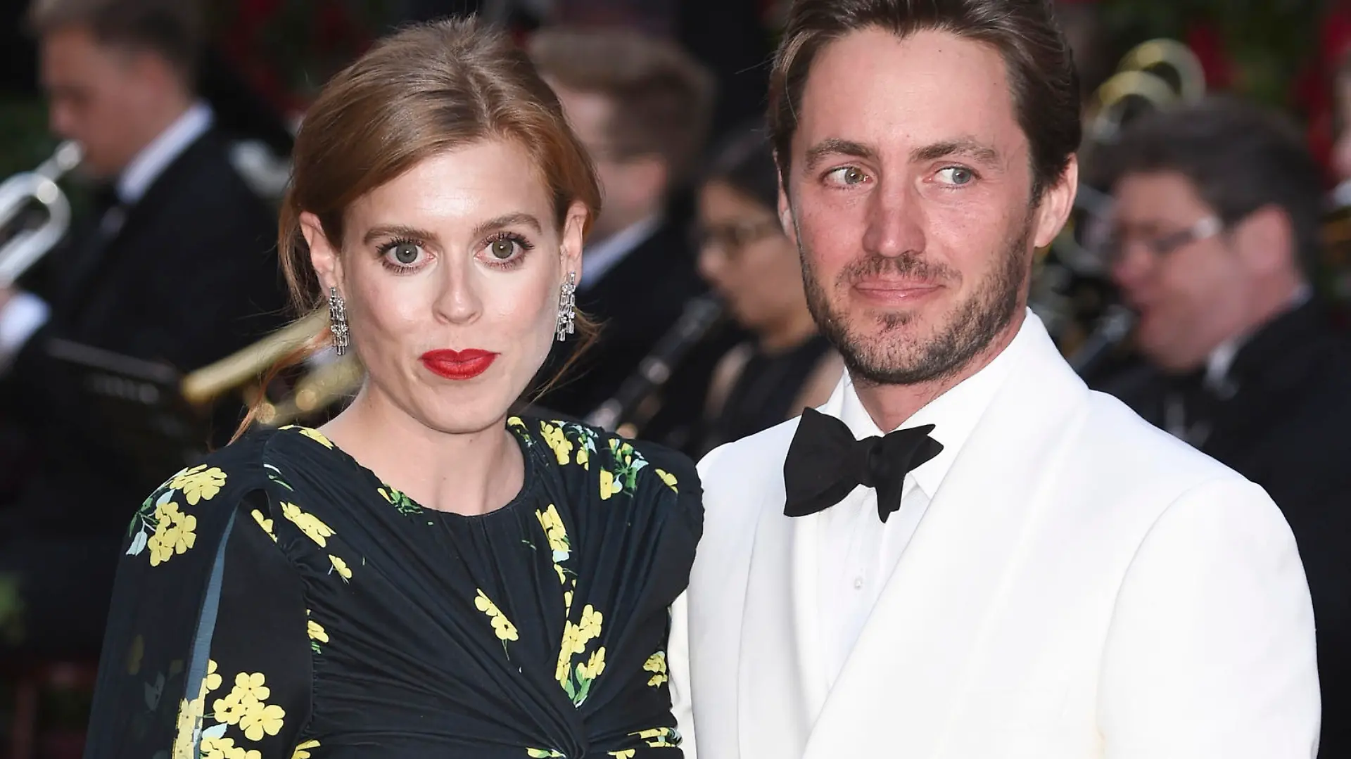 Prinzessin Beatrice mit Ehemann Edoardo Mapelli Mozzi beim Modeevent 'Vogue World 2023: London' im Theatre Royal Drury Lane. London, 14.09.2023