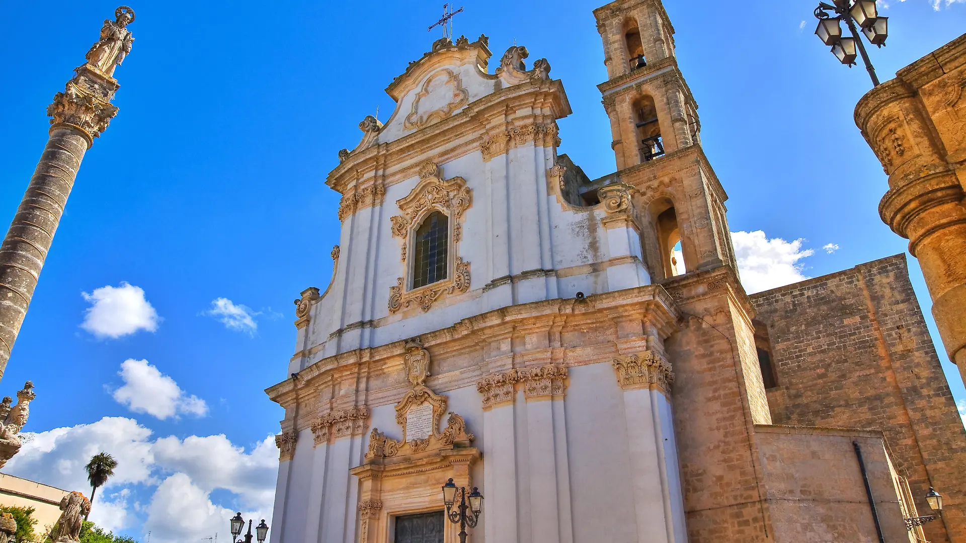 Mother Church of St. Andrea. Presicce. Puglia. Italy.