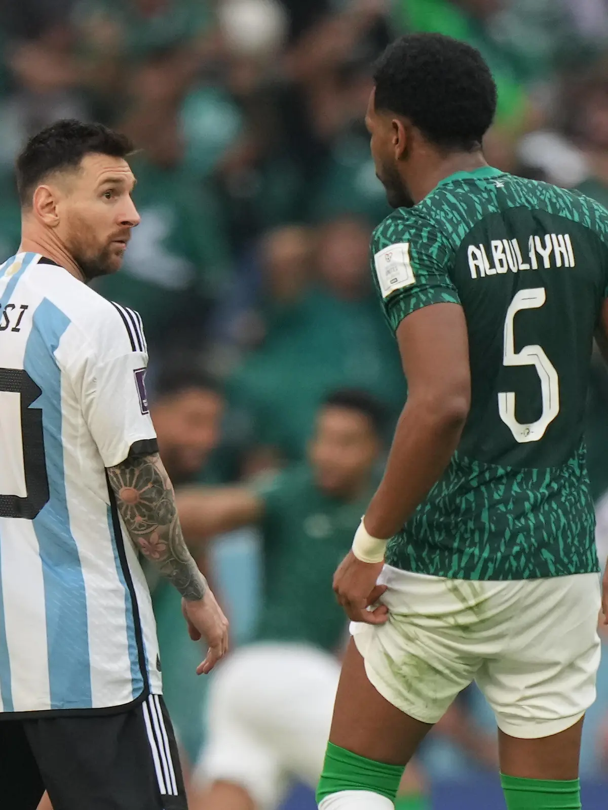  QAT: Argentina-Arabia Saudita. Qatar 2022 World Cup. Lionel Messi of Argentina during the Qatar 2022 World Cup match, group C, date 1, between Argentina and Arabia Saudita played at Lusail Stadium on Nov 22, 2022 in Lusail, Qatar. kpng Copyright: xBaguxBlancox/xPRESSINPHOTOx WC_221122_065