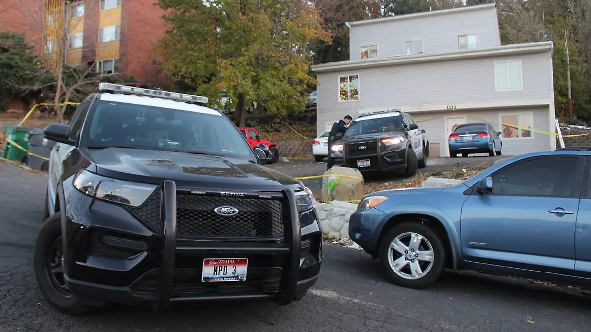 November 15, 2022, Moscow, Idaho, USA:Moscow police, with help from outside state and federal agencies, continue their investigation into a suspected homicide just off the University of Idaho campus that left four students dead. On Tuesday, police said they dont have any suspects in custody. (Credit Image: © Angela Palermo/Idaho Statesman via ZUMA Press Wire) / action press