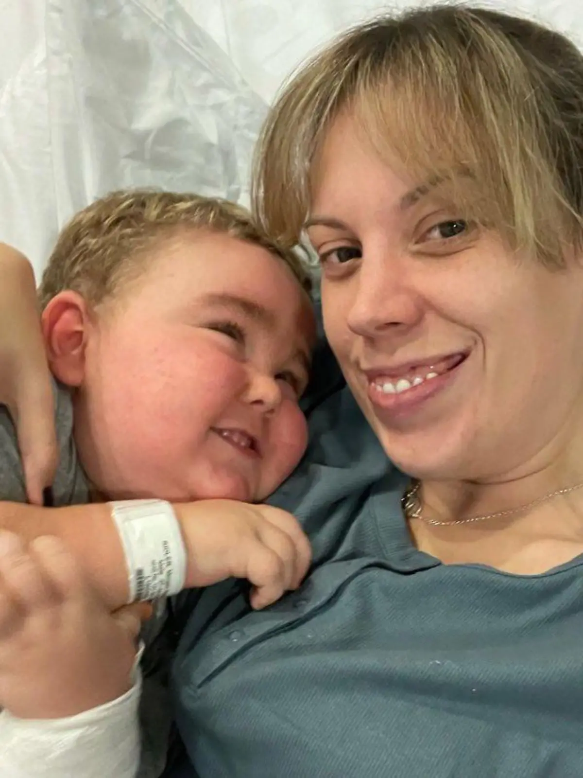 Story from Jam Press (Overweight Cancer) 

Pictured: Morgan and his mum, Natalie.

'Doctors said my two-year-old son was just overweight – he was actually battling rare CANCER' reveals mum, 32

A mum has shared how her toddler's sudden weight gain and excessive body hair were actually symptoms of cancer – claiming doctors insisted he was just "overweight".

Natalie Ridler, 32, a physiotherapist from Swansea, was left heartbroken after her two-year-old son, Morgan, was unexpectedly diagnosed with cancer in October 2021.

The toddler had begun gaining weight rapidly in April and developed excessive body hair and behavioural issues.

Concerned, the mum took her son to the doctor, but claims they accused her of overfeeding her child.

After pushing for tests, it was discovered he suffered from a tumour on his adrenal gland, known as adrenocorticol carcinoma.

Poor Morgan was given a 10% chance of survival, with the illness affecting one in every million children. 

"We thought we were going to lose our son because it had taken so long to get him diagnosed," Natalie told NeedToKnow.Online.

"I was angry that I hadn’t pushed harder sooner.

"I was concerned about perhaps, an endocrine disorder or hormone disorder, but I never thought it was going to be cancer.

"At first it was terrifying, I have a medical background in my job so I understood an awful lot of what was happening and going on. 

"My husband, Matthew, 32, didn’t have that so I think everything was a lot scarier for him. 

"The fear that we would lose his firstborn and his only son was something he couldn’t comprehend but couldn’t stop thinking about. 

"He really struggled to compartmentalise and suffered from PTSD as a result. 

"It was really tough on him as he had to return to work during Morgan’s treatment as we couldn’t sustain ourselves on two lots of sick pay."

Weeks prior to her son's diagnosis, the mum-of-two decided to seek a private consultation as she knew her boy wasn't just "ove