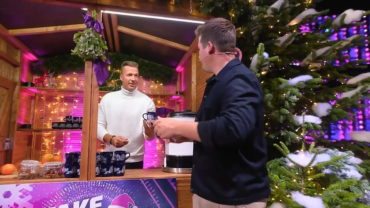 Dirk und Chris Tall beim Weihnachts-Special von "Take Me Out"