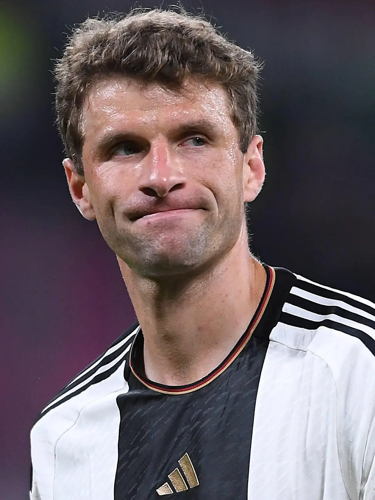  Fußball UEFA Nations League Deutschland - Ungarn am 23.09.2022 in der Red Bull Arena in Leipzig Thomas Müller  Deutschland  DFB regulations prohibit any use of photographs as image sequences and/or quasi-video. *** Soccer UEFA Nations League Germany Hungary on 23 09 2022 at Red Bull Arena in Leipzig Thomas Müller Germany DFB regulations prohibit any use of photographs as image sequences and or quasi video xHDx