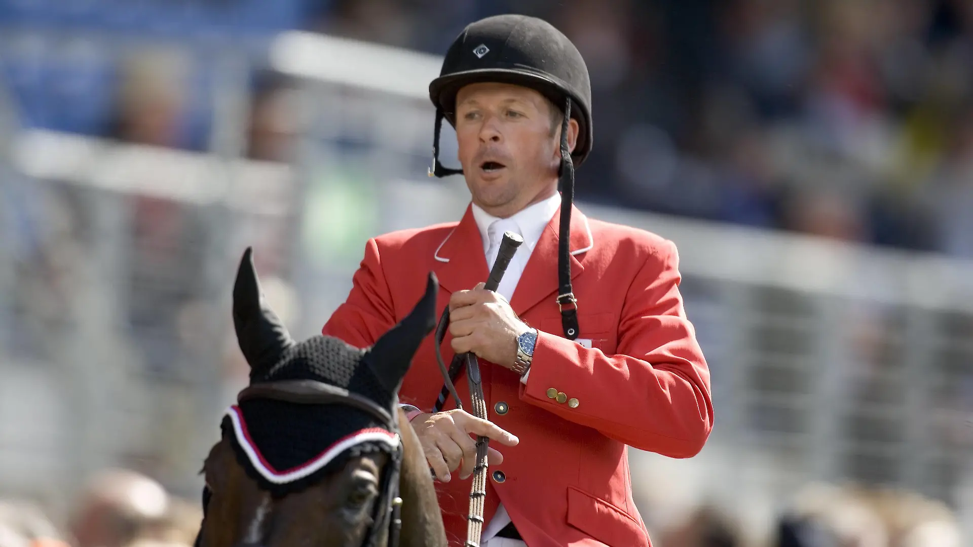 Bildnummer: 02474038  Datum: 30.08.2006  Copyright: imago/Thomas Zimmermann
Eric Lamaze (Kanada) auf Hickstead; Vdig, quer, close Pferd Hengst World Equestrian Games 2006, Weltreiterspiele, Reiten, Reitsport, Springreiten, Springen Aachen Mercedes Benz Preis Pferdesport WM Herren Einzel Einzelbild pessimistisch Randmotiv Personen Tiere

Image number 02474038 date 30 08 2006 Copyright imago Thomas Zimmermann Eric Lamaze Canada on Hickstead Vdig horizontal Close Horse Stallion World Equestrian Games 2006 World Equestrian Games riding Horse riding showjumping Jump Aachen Mercedes Benz Prize Equestrian sports World Cup men Singles Single pessimistic Rand motive Human Beings Animals 