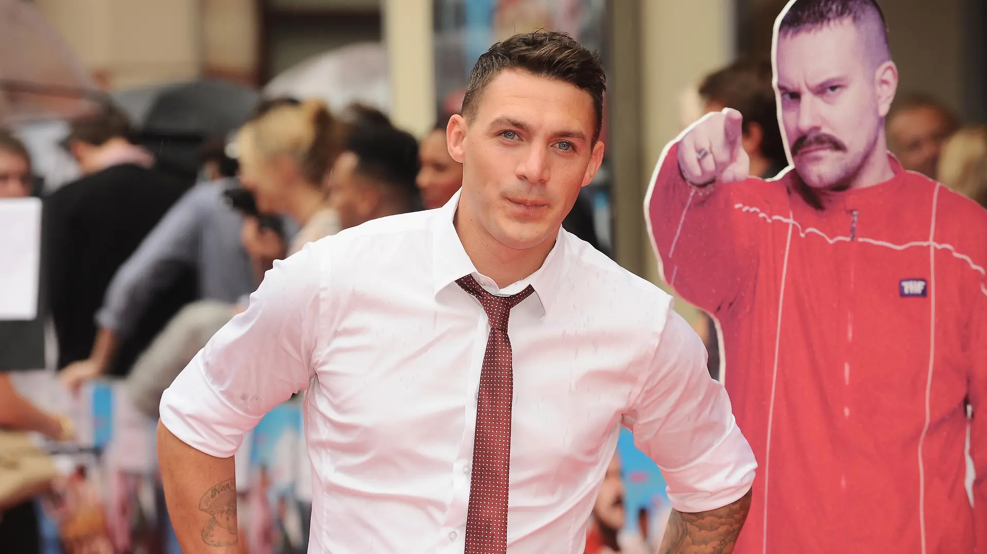 June 9, 2014 - London, England, United Kingdom - Kirk Norcross arrives for the World Premiere of 'Hooligan Factory' at Odeon West End
