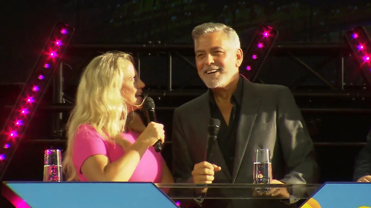 Heißer Flirt mit Hollywood-Star George Clooney Barbara Schöneberger
