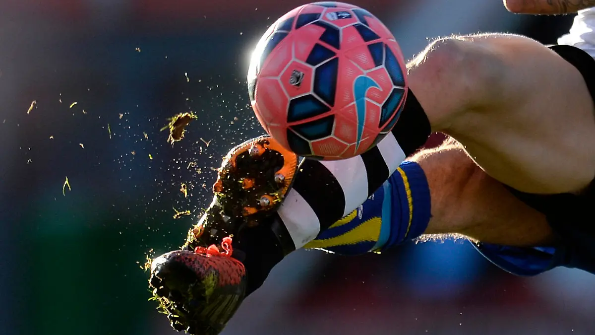 Soccer - FA Cup - Second Round - Gateshead v Warrington Town - Gateshead International Stadium. A Gateshead player and a Warrington Town player battle for the ball during the FA Cup Second Round match at the Gateshead International Staduim, Gateshead. Picture date: Sunday December 7, 2014. See PA story SOCCER Gateshead. Photo credit should read: Owen Humphreys/PA Wire. Editorial use only. Maximum 45 images during a match. No video emulation or promotion as 'live'. No use in games, competitions, merchandise, betting or single club/player services. No use with unofficial audio, video, data, fixtures or club/league logos. URN:21665147