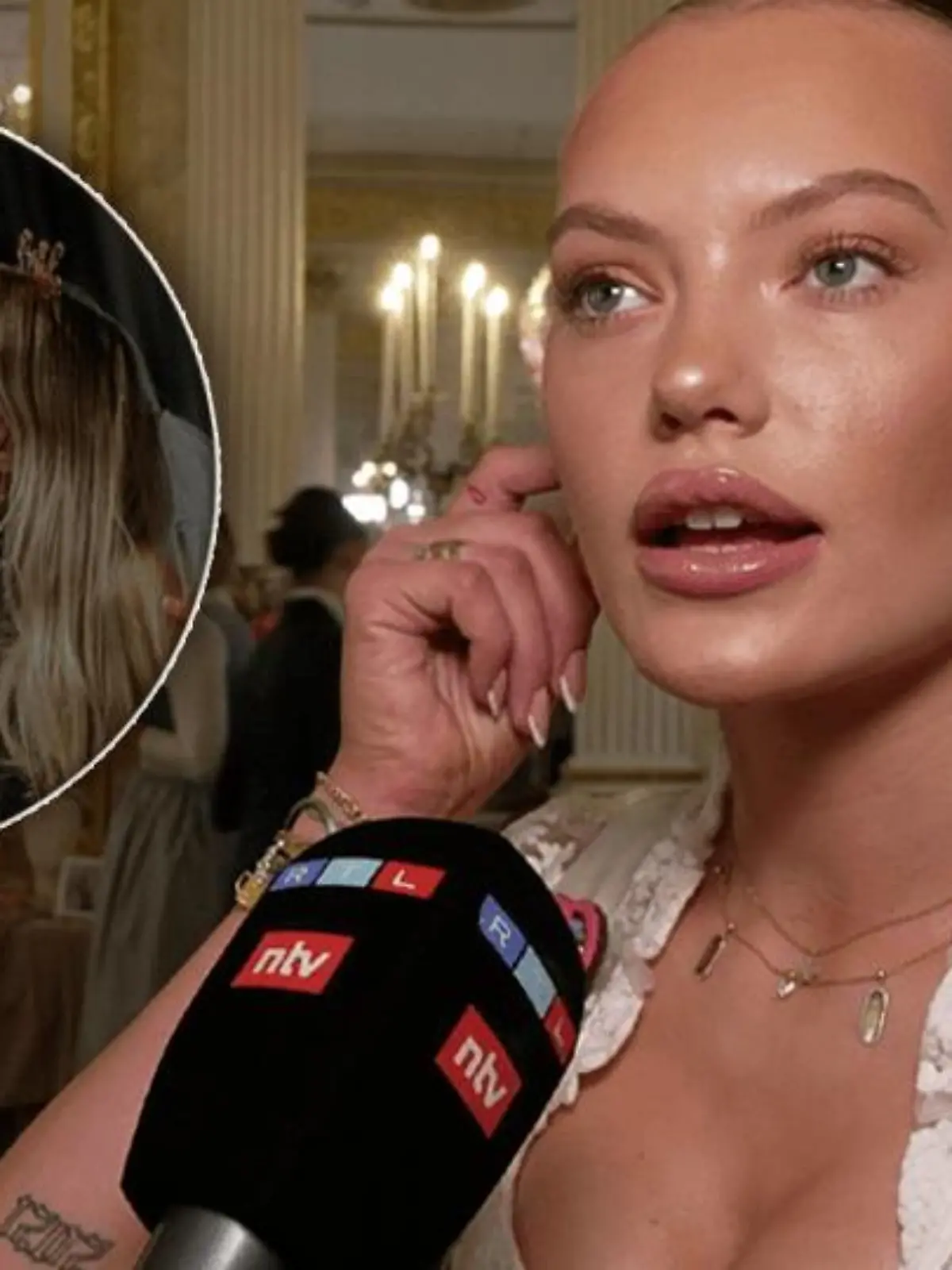 Cheyenne Ochsenknecht im RTL-Interview / Kuss-Foto mit Bruder Wilson Gonzalez (Collage)