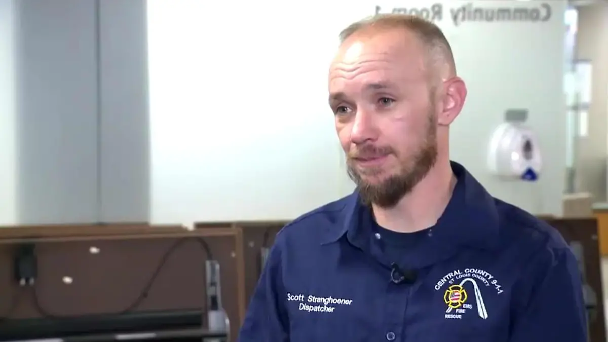 Scott Stranghoener von der Notrufzentrale in St. Louis, USA