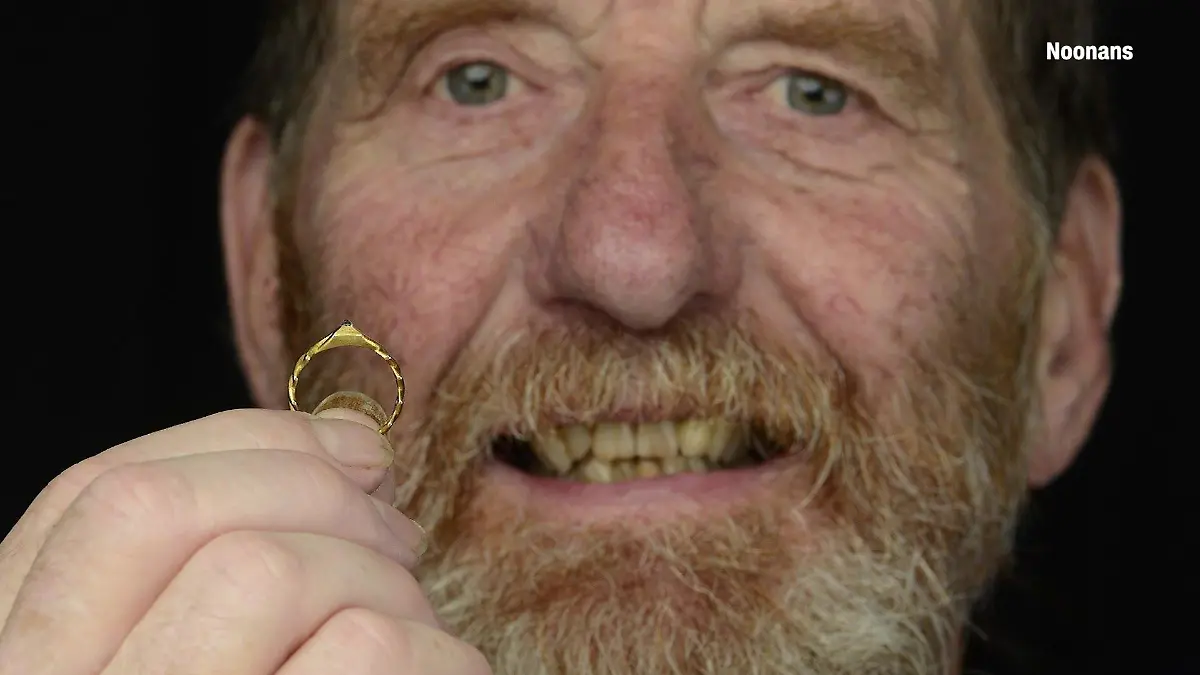 David Board findet mittelalterlichen Goldring