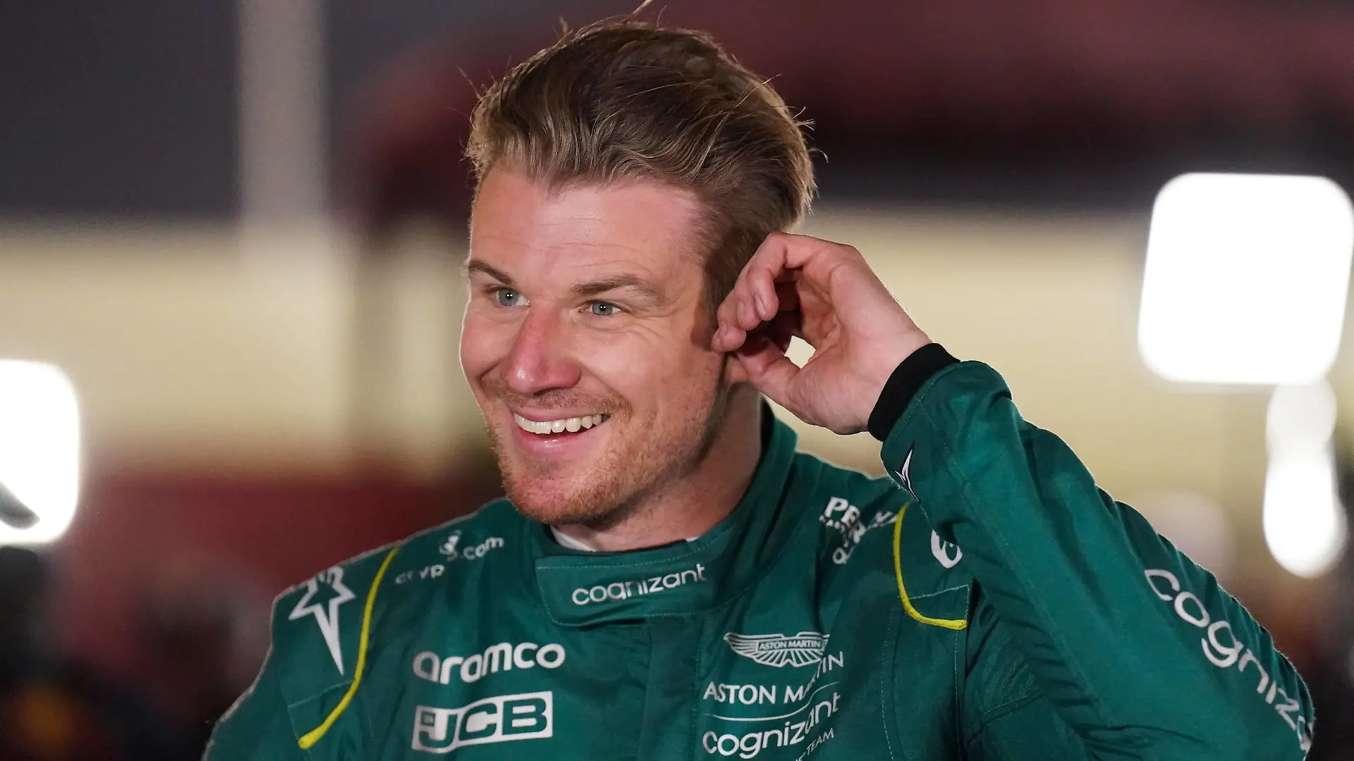 FORMULA 1 GULF AIR BAHRAIN GRAND PRIX 2022, 20/03/2022 Bahrain International Circuit, Sakhir, Bahrain on 20 March 2022 Nico Hulkenberg 27 GER, Aston Martin AMR22 replacing Sebastian Vettel during the FORMULA 1 GULF AIR BAHRAIN GRAND PRIX 2022, Eleanor Hoad Editorial Use Only PUBLICATIONxNOTxINxUK Copyright: xEleanorxHoadx ESM-0411-0130