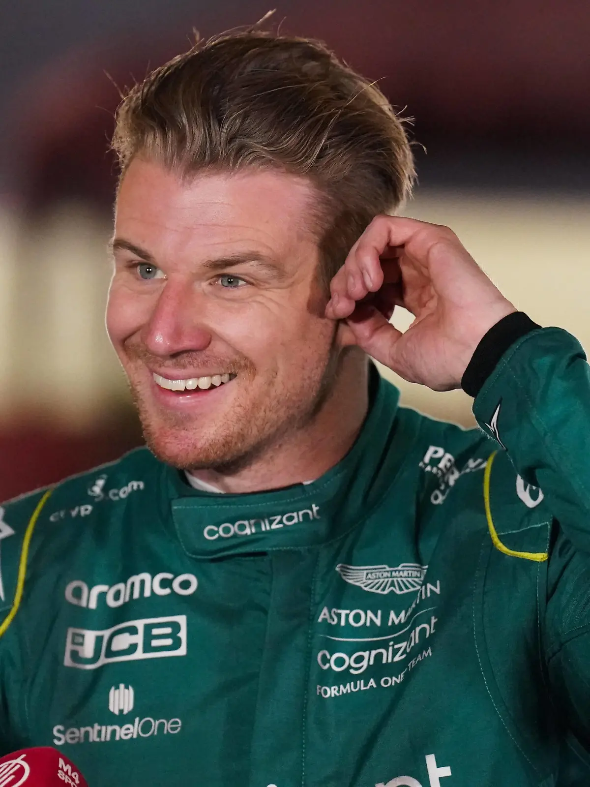 FORMULA 1 GULF AIR BAHRAIN GRAND PRIX 2022, 20/03/2022 Bahrain International Circuit, Sakhir, Bahrain on 20 March 2022 Nico Hulkenberg 27 GER, Aston Martin AMR22 replacing Sebastian Vettel during the FORMULA 1 GULF AIR BAHRAIN GRAND PRIX 2022, Eleanor Hoad Editorial Use Only PUBLICATIONxNOTxINxUK Copyright: xEleanorxHoadx ESM-0411-0130 