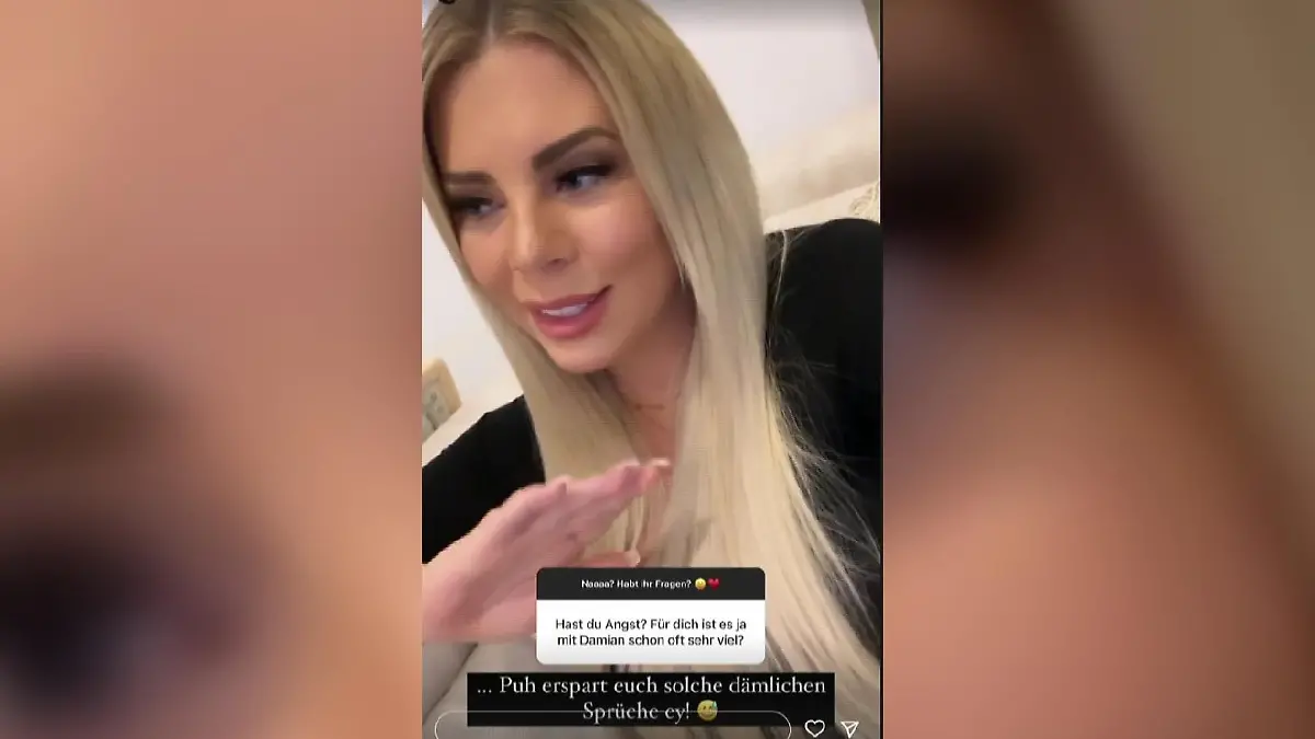 Screenshot aus Jenny Frankhausers Story.