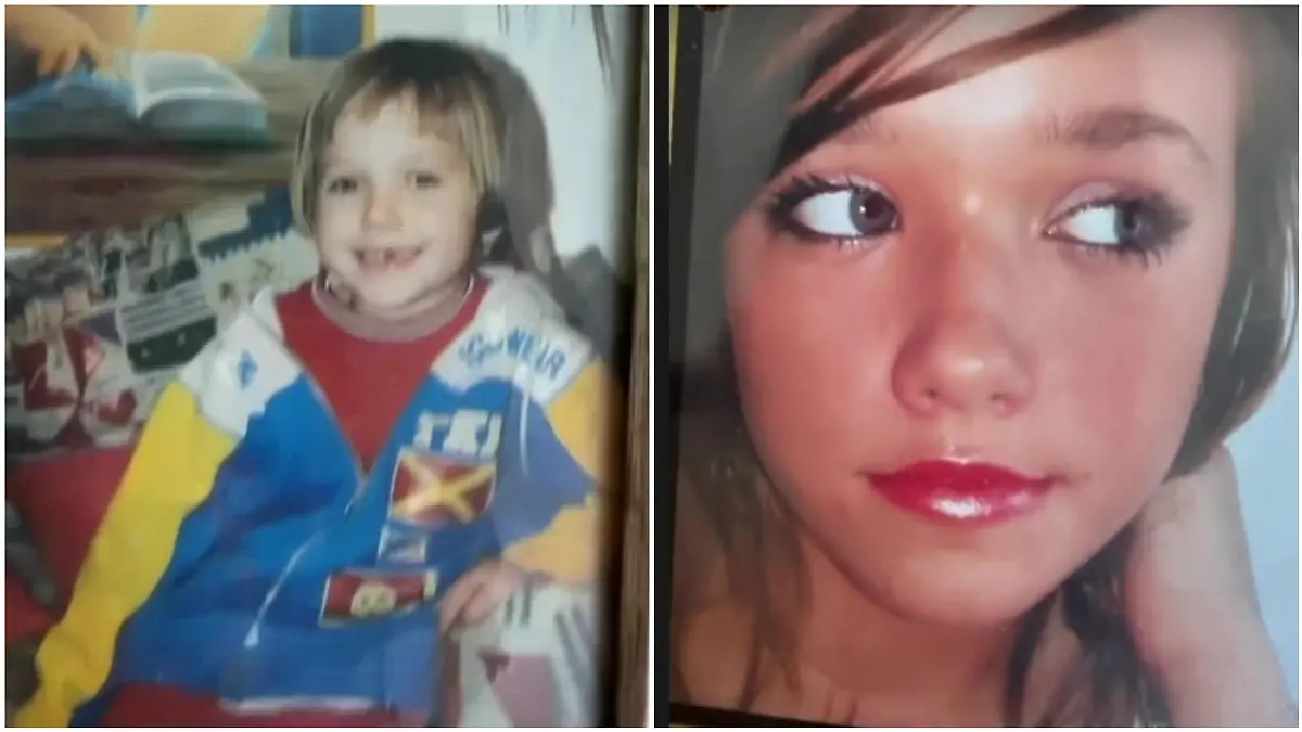 Kinderfotos von Kim Gloss. ( Collage)