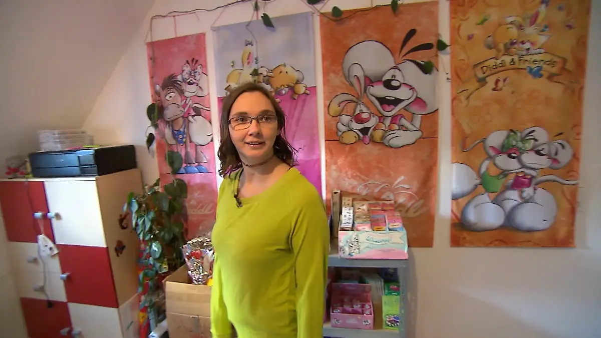 Die Diddl-Sammlung von Sandra ist 15.000 Euro wert Spezielle Sammelleidenschaft