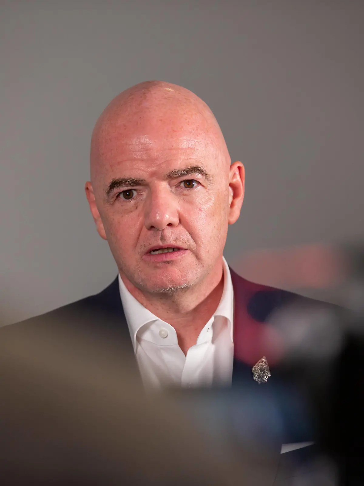 221116 -- BALI, Nov. 16, 2022 -- FIFA President Gianni Infantino speaks in an exclusive interview with Xinhua ahead of the 2022 FIFA World Cup, WM, Weltmeisterschaft, Fussball in Bali, Indonesia, on Nov. 15, 2022.  SPINDONESIA-BALI-FIFA-GIANNI INFANTINO-INTERVIEW WangxYiliang PUBLICATIONxNOTxINxCHN