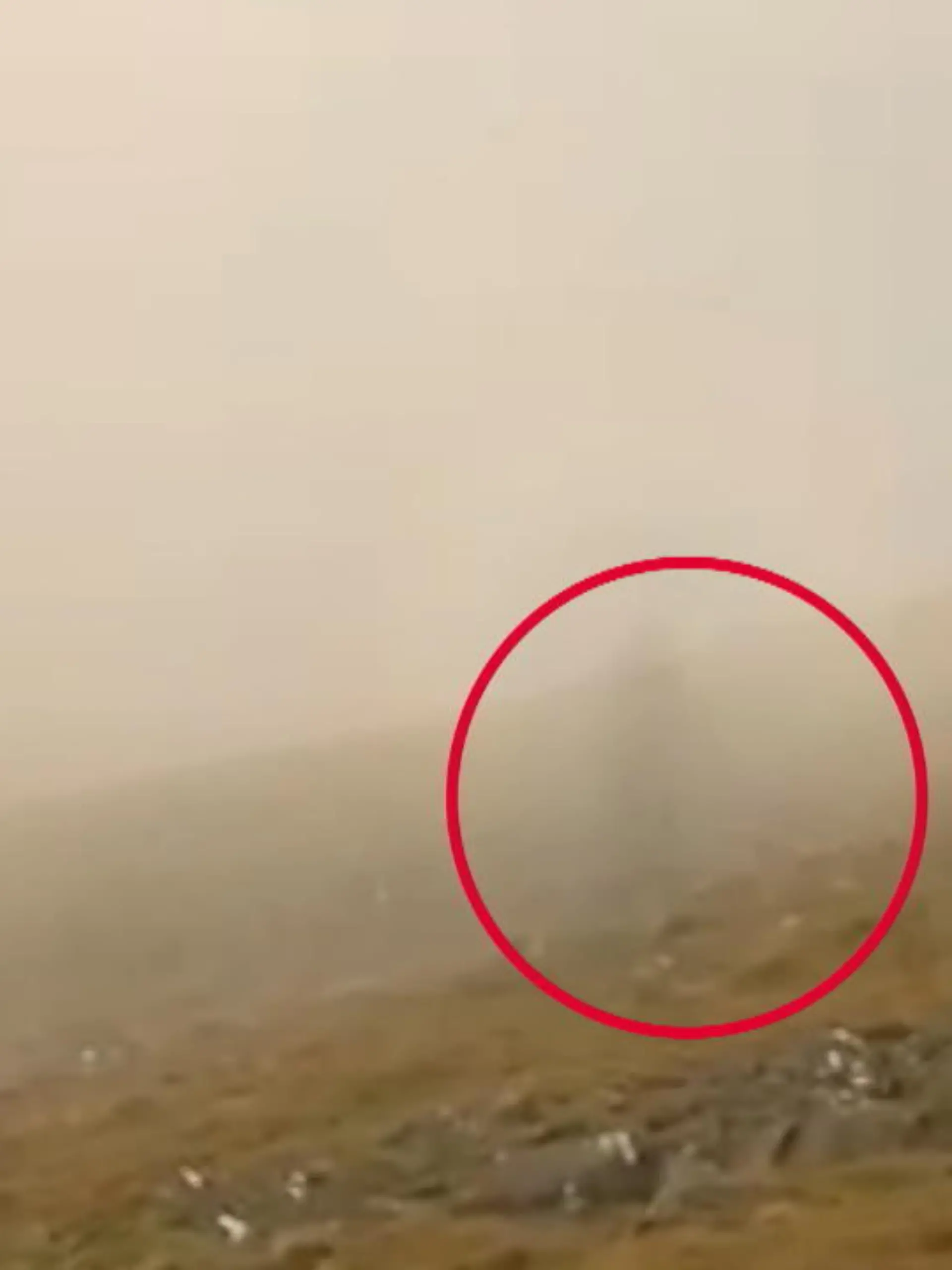 Bild zu: "Mann sieht mysteriösen Geist im Nebel"