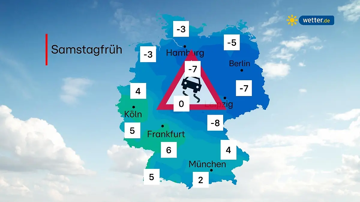 Frost und Bibberkälte: Die Nacht zum Samstag wird sehr kalt.