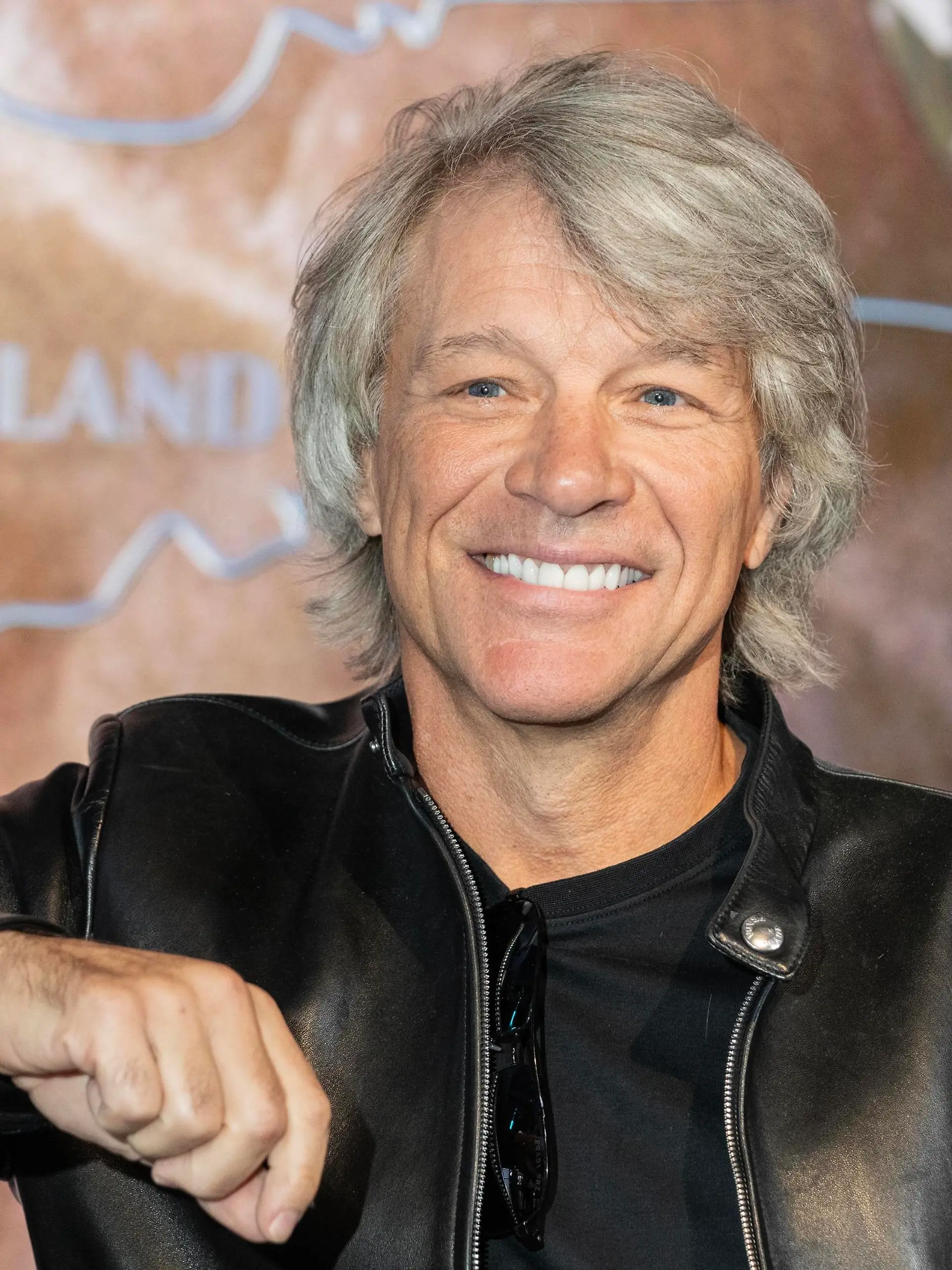 September 15, 2023, New York, New York, United States: Jon Bon Jovi visits the Empire State Building in New York on September 15, 2023 to light it in blue in partnership with iHeartRadio to announce a new Pfizer vaccine to fight COVID-19 (Credit Image: © Lev Radin/ZUMA Press Wire) / 150923