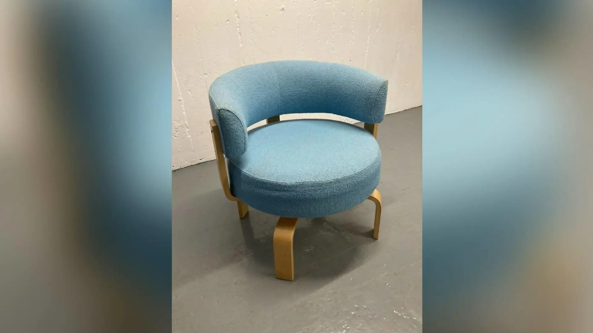 Blauer Fridene Sessel von Ikea