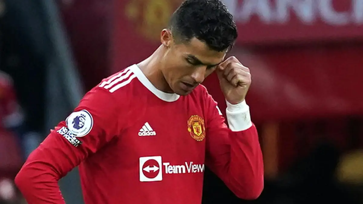 ARCHIV - 24.10.2021, Großbritannien, Manchester: Cristiano Ronaldo von Manchester United während des Premier League-Spiels Manchester United - FC Liverpool. Ronaldo und seine Lebensgefährtin Georgina Rodriguez trauern um ihren wohl bei der Geburt gestorbenen Sohn. (zu dpa "Ronaldo und seine Partnerin trauern um verlorenes Baby") Foto: Martin Rickett/PA Wire/dpa +++ dpa-Bildfunk +++