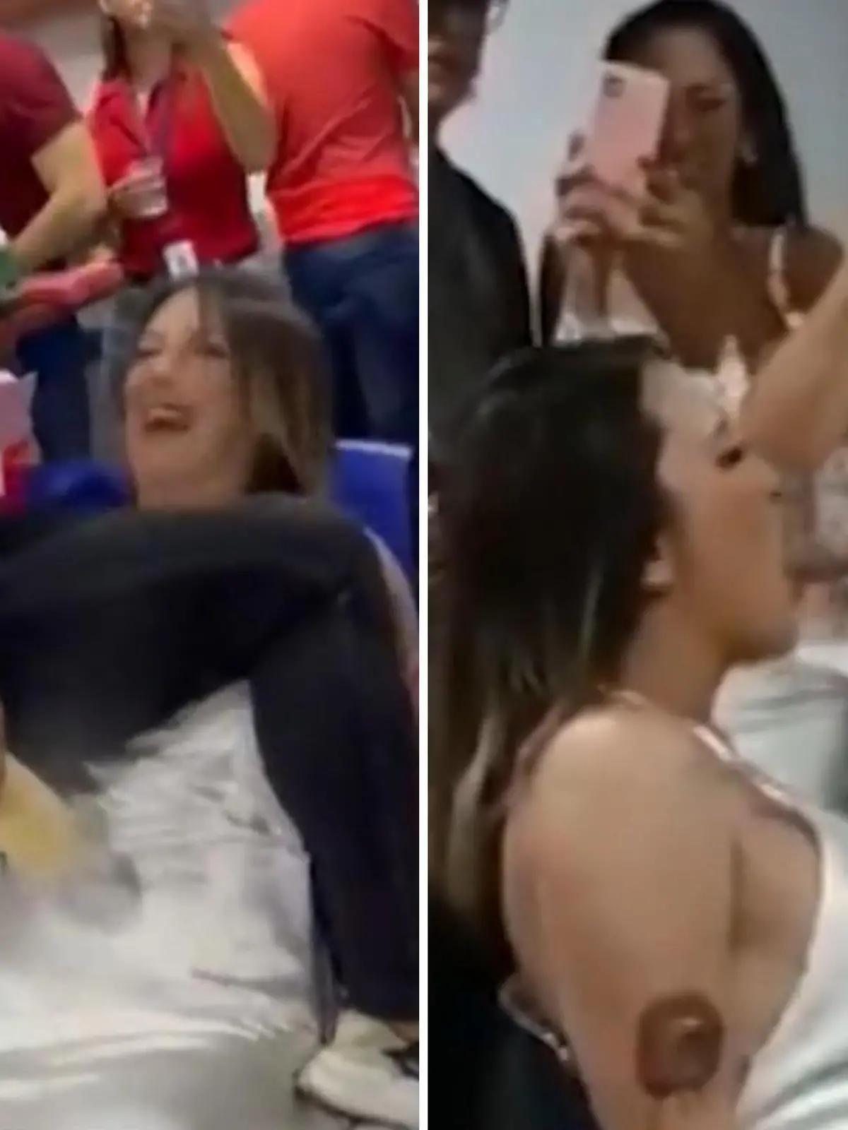 Mit dieser Party sorgt die Richterin Vivian Polanía für einen Skandal in Kolumbien: In einem öffentlichen Gerichtgebäude lässt sie sich von einem halbnackten Mann mit einem Lapdance verwöhnen und einem Schoko-Penis füttern.