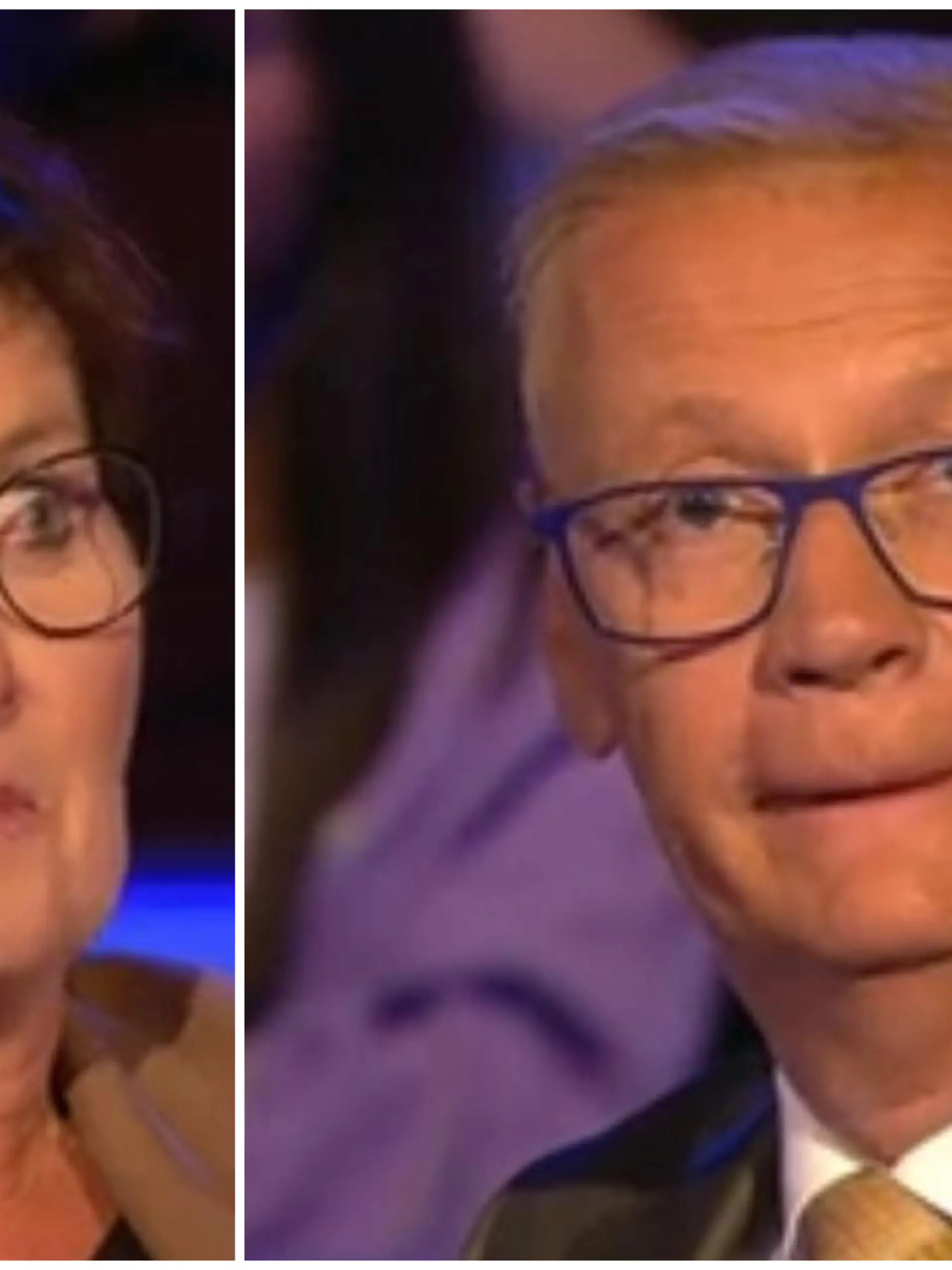 Ausgeplaudert! Seine Kandidatin Bettina Poser bringt „Wer wird Millionär?“-Moderator Günther Jauch doch glatt ein bisschen in Verlegenheit.