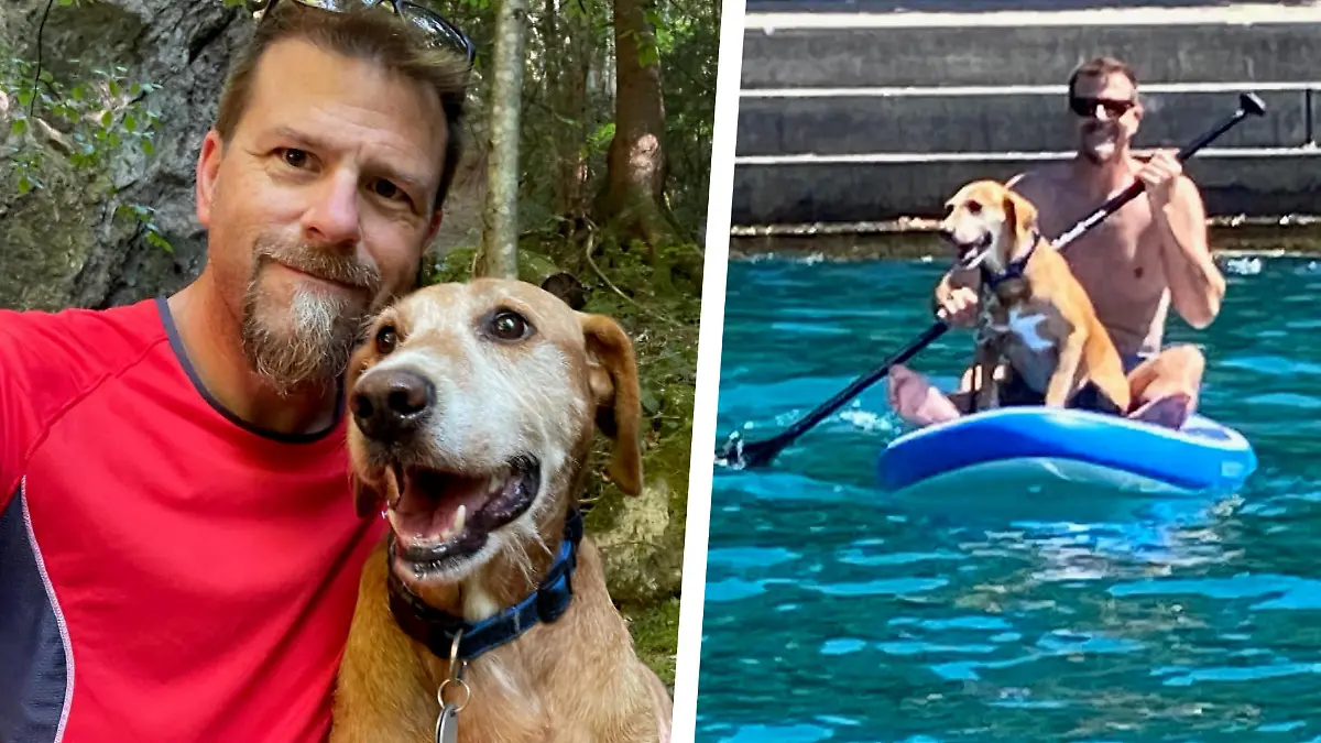 Stephan Rauschkolb aus Obertshausen mit Hund Viski