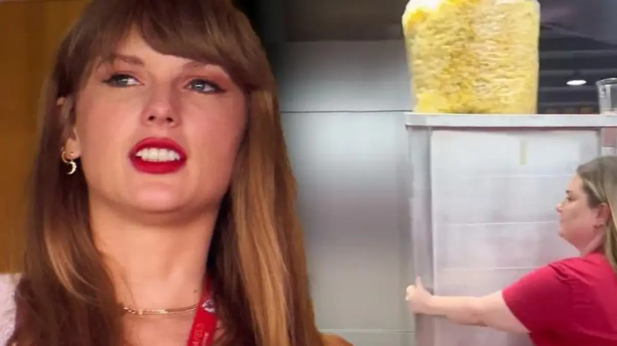 Taylor Swift soll in dieser Popcorn-Maschine gesteckt haben