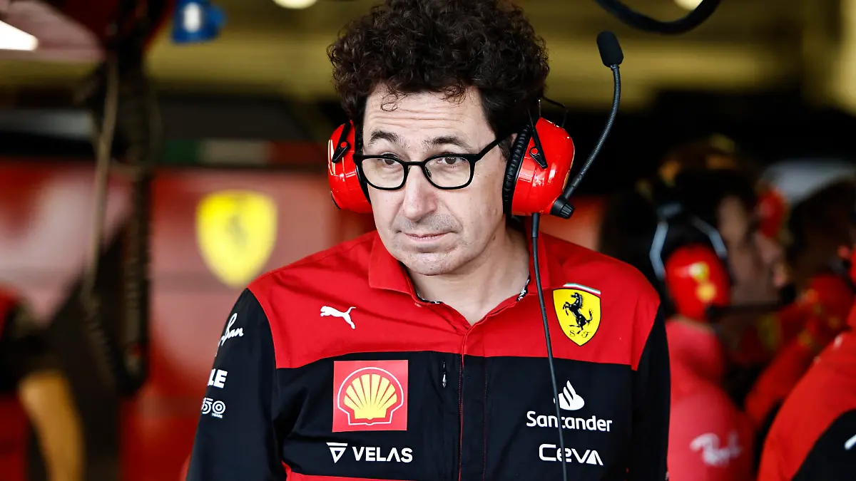 Formula One F1 - Azerbaijan Grand Prix - Baku City Circuit, Baku, Azerbaijan - June 11, 2022 Ferrari team principal Mattia Binotto before practice REUTERS/Hamad I Mohammed