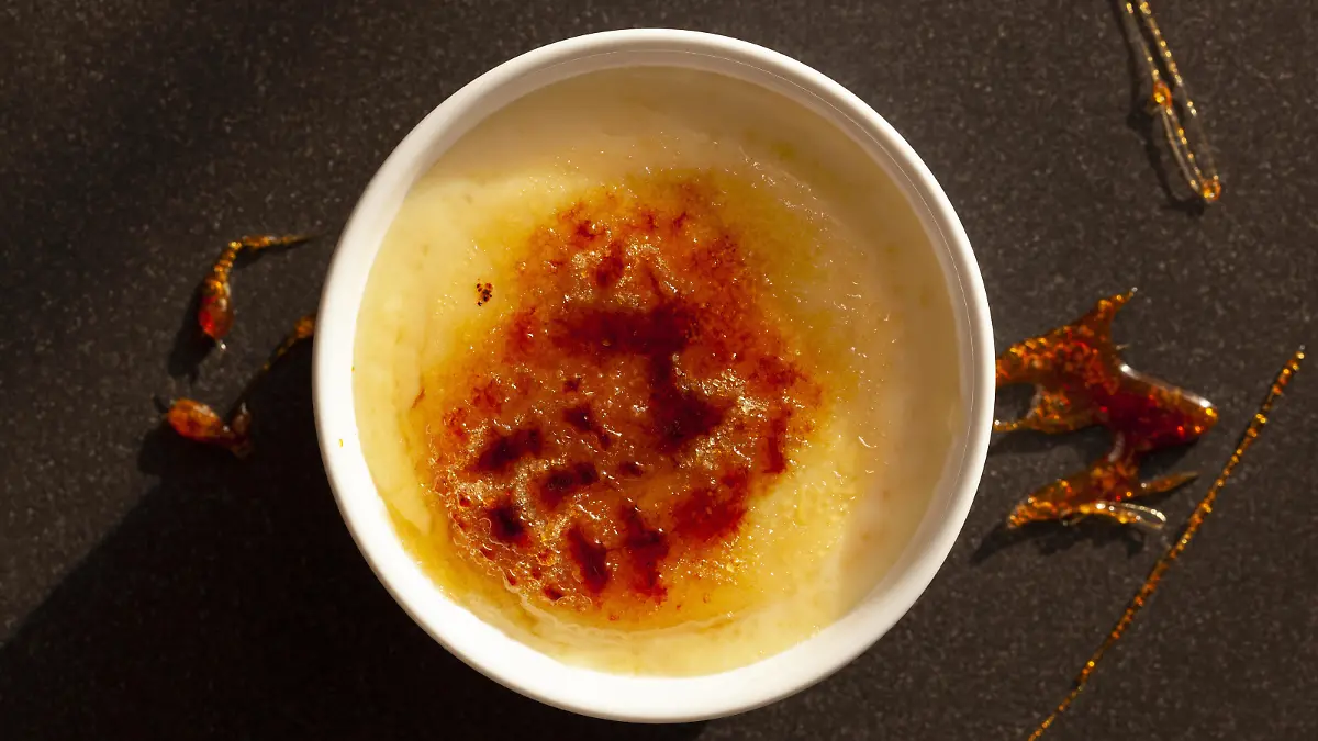Creme brulee - traditional french vanilla cream dessert.